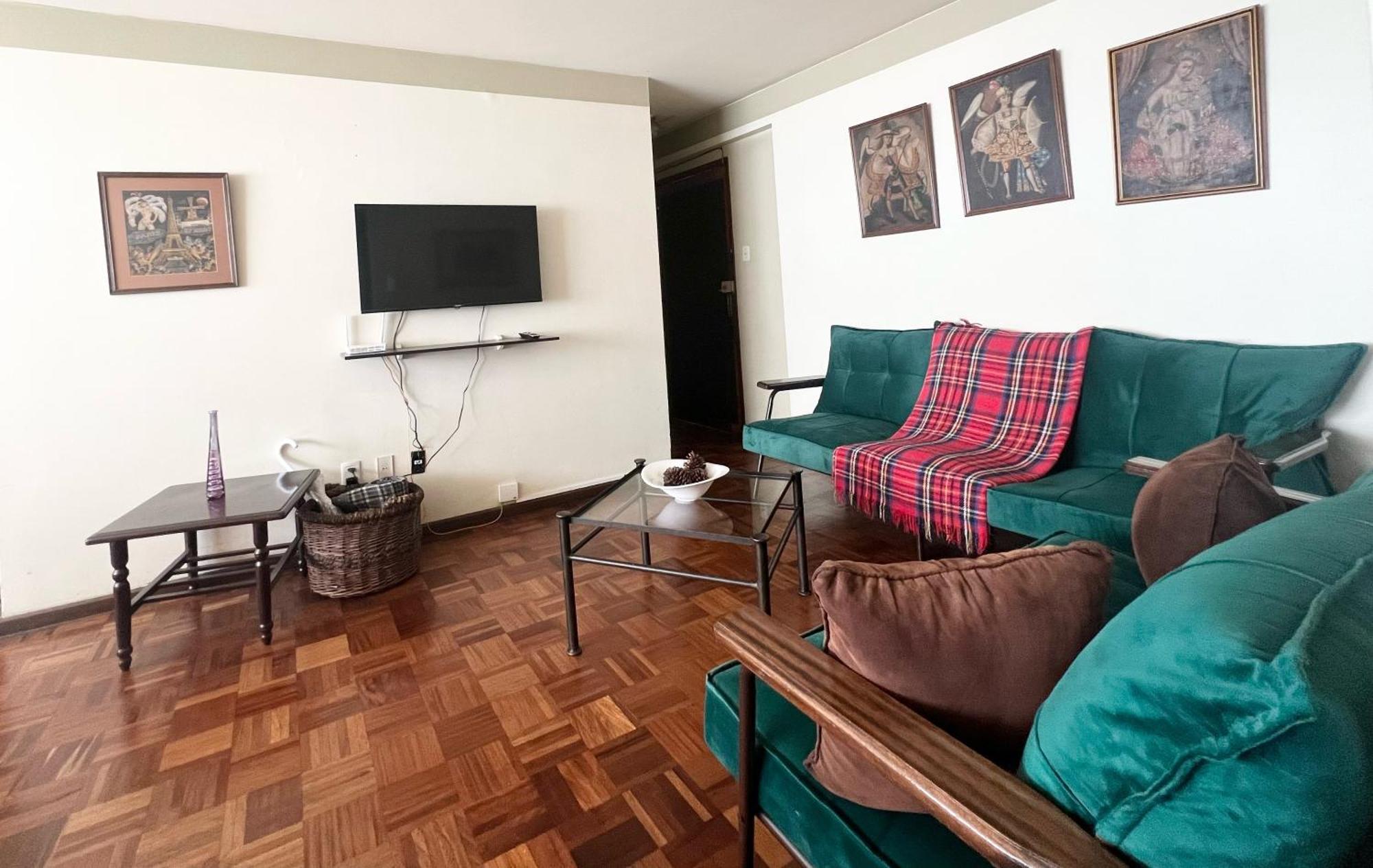 Апартаменты Departamento Acogedor En La Mejor Zona De Ла-Пас Экстерьер фото